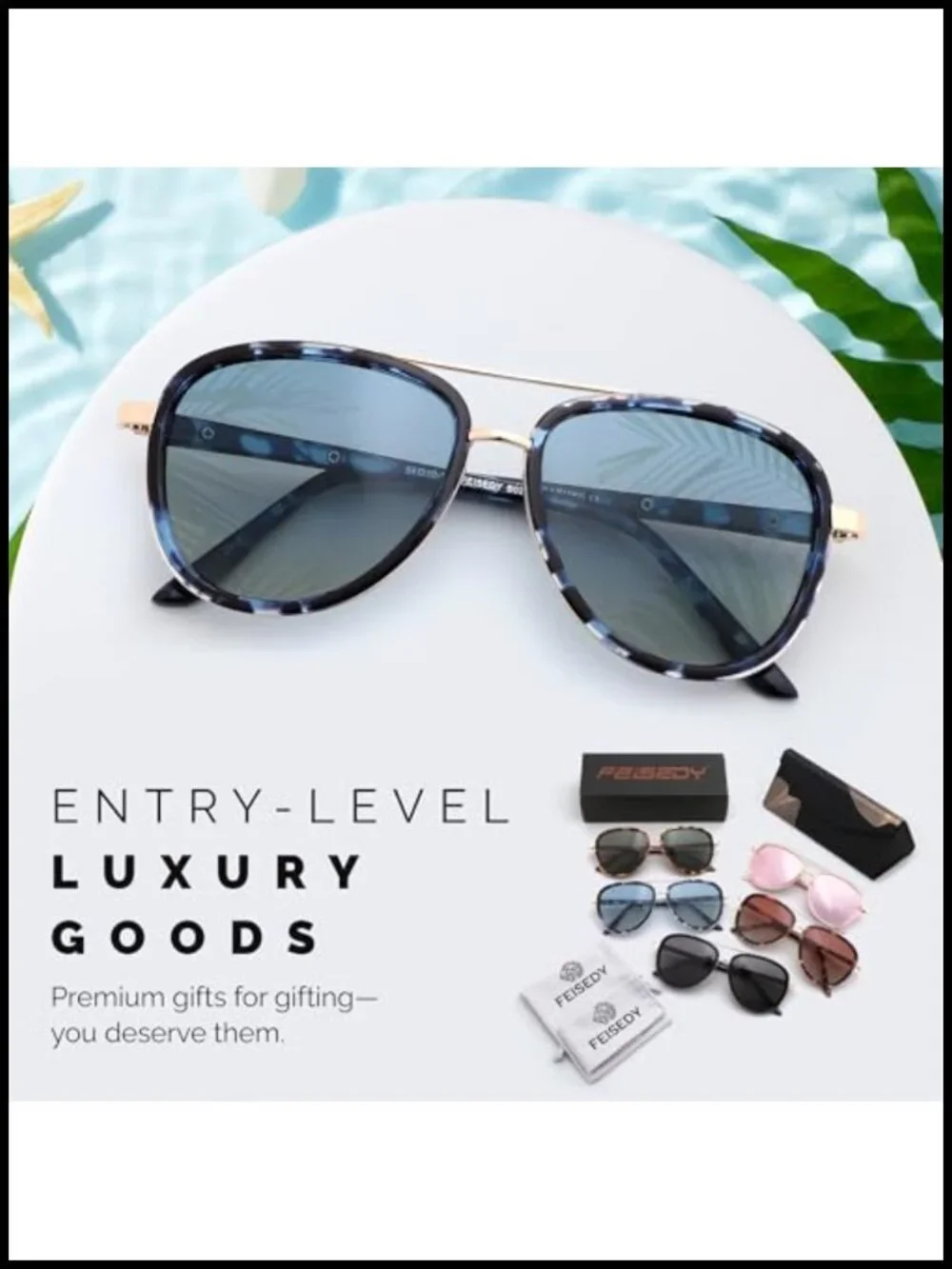 Retro Polarized Aviator Sunglasses with UV400 Protection